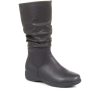 Women'S * | Pavers Slouch Calf Flat Boots Wbins34149 / 320 785 / 320 785 Black