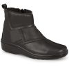 Women'S * | Pavers Ladies Casual Leather Ankle Boot Hsraja2007 / 302 741 / 302 741 Boots Black