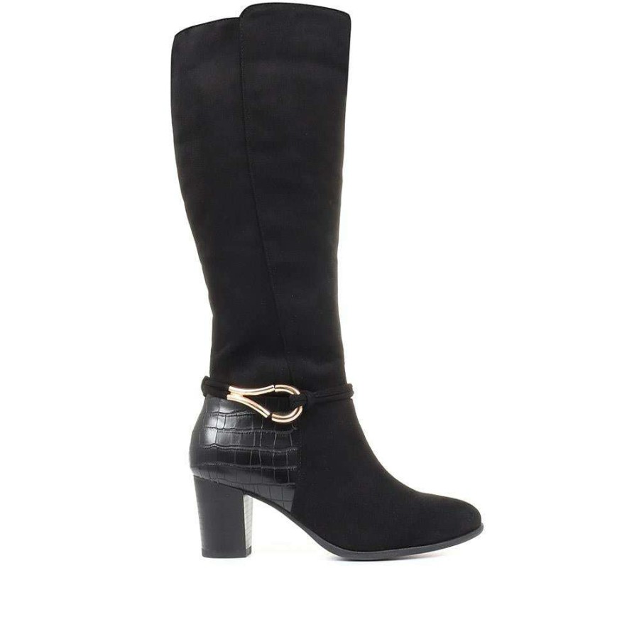 Women'S * | Bellissimo Knee High Boots Beltren34019 / 320 425 Black