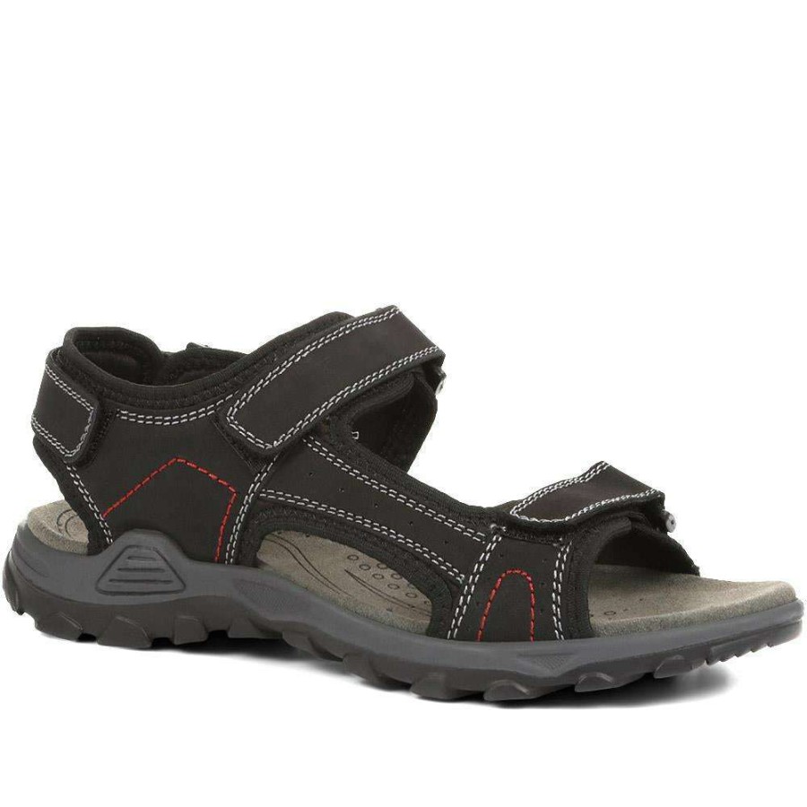 Men'S * | Pavers Adjustable Leather Walking Sandals Ddin35007 / 321 538