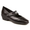 Women'S * | Pavers Wide Fit Leather Mary-Jane With Split Strap & Stud Hskemp1813 / 146 313 Shoes