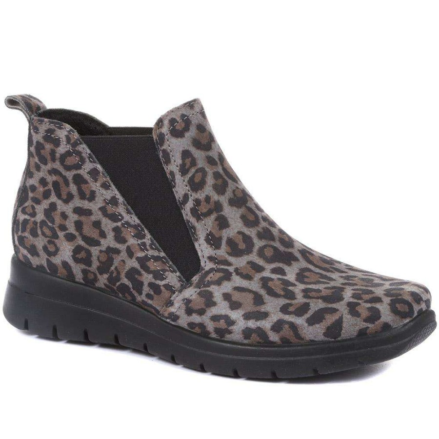 Women'S * | Fly Flot Leopard Print Chelsea Boots Fly30000 / 315 741 / 315 741