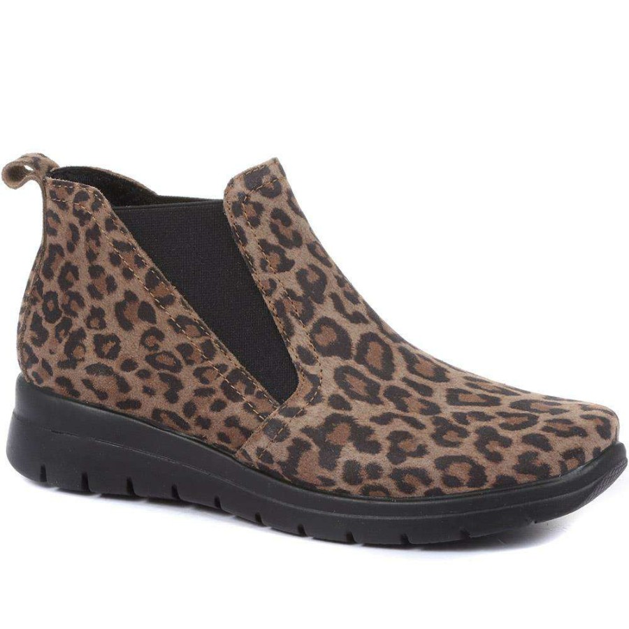 Women'S * | Fly Flot Leopard Print Chelsea Boots Fly30000 / 315 741 / 315 741