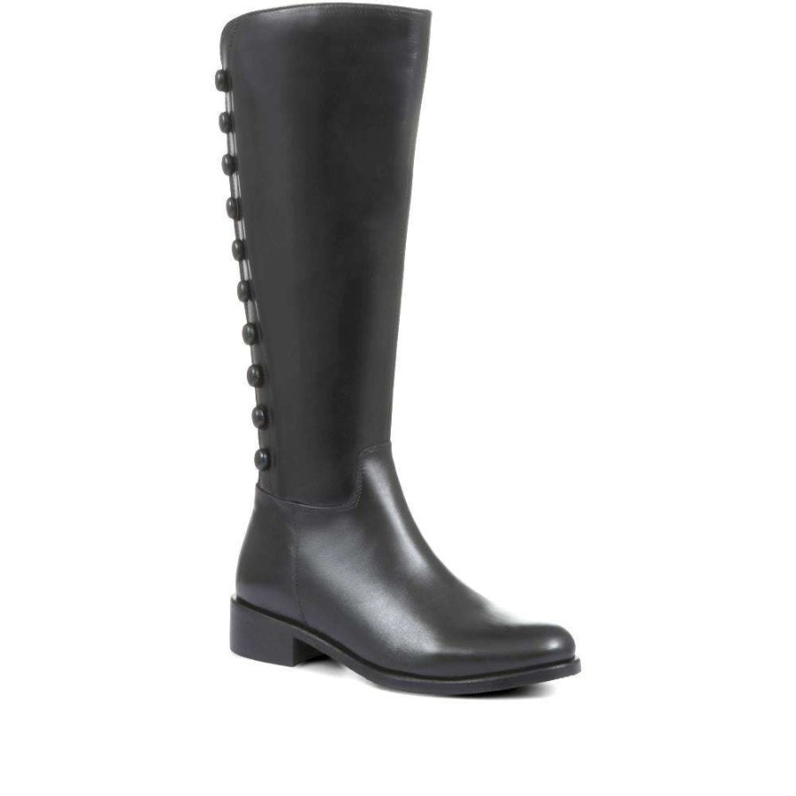 Women'S * | Pavers Women'S Leather Knee High Boots Sak32003 / 319 237 / 319 237