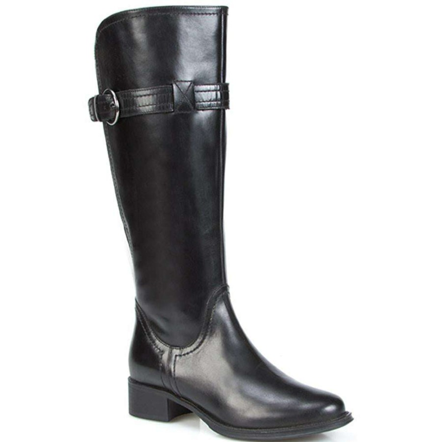 Women'S * | Pavers Wide Wide Fit Knee High Boots Conc26001 / 310 486 Black