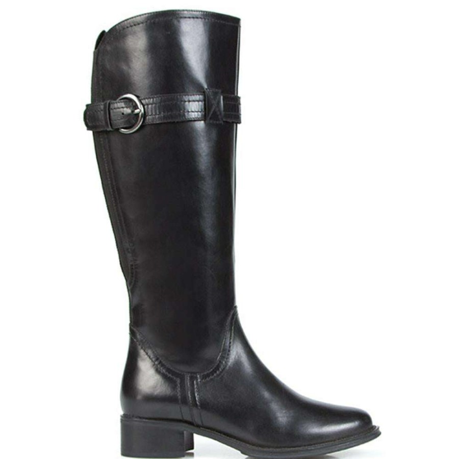 Women'S * | Pavers Wide Wide Fit Knee High Boots Conc26001 / 310 486 Black