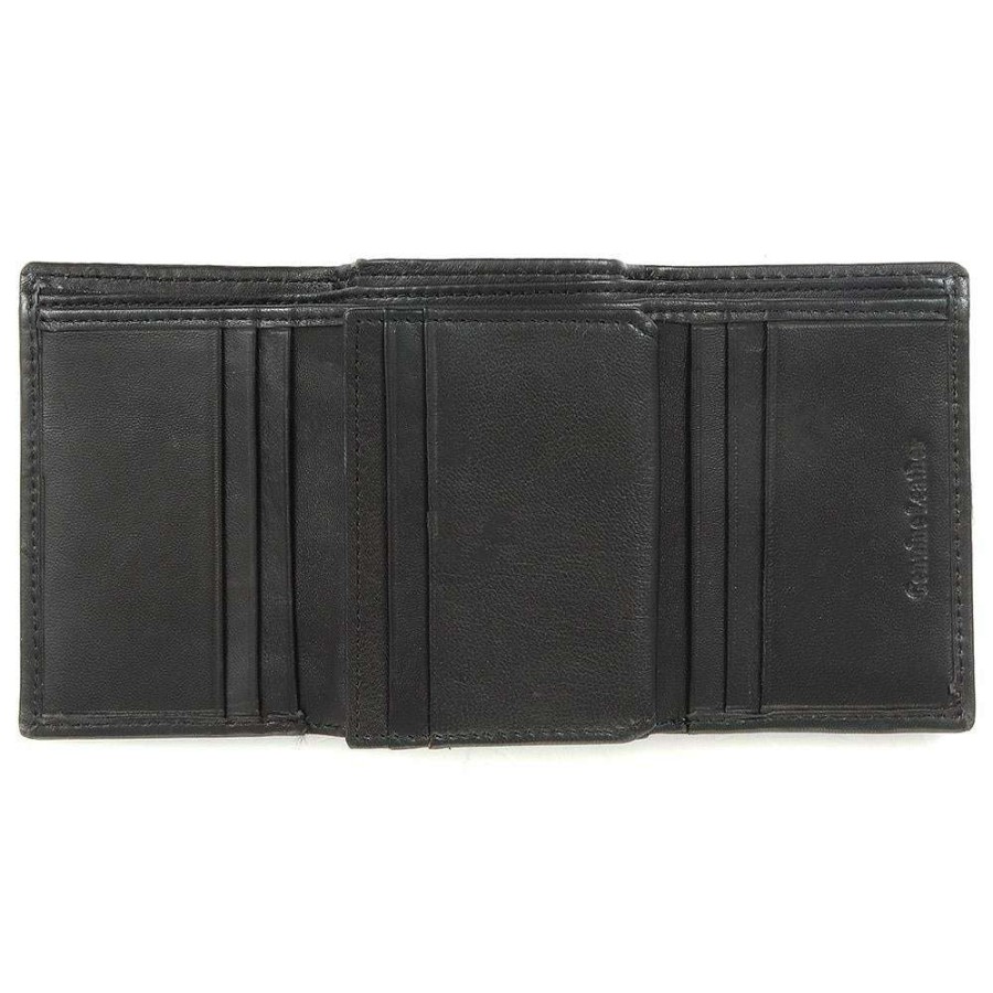 Accessories * | Pavers Accessories Leather Tri-Fold Wallet Tha34009 / 321 280 / 321 280 Black