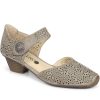 Women'S * | Pavers Wide Fit Mary Jane With Cut-Outs & Touch Fasten St Wbins29015 / 314 776 Shoes