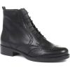 Women'S * | Bellissimo Leather Brogue Ladies Ankle Boots Belita32003 / 318 838 Black