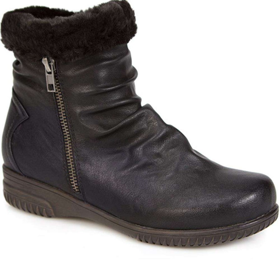 Women'S * | Pavers Ankle Boot With Slouch Effect & Trim Wbins1800 / 127 077 Black