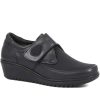 Women'S * | Pavers Wide Fit Touch Fastening Full Coverage Shoes Luck32013 / 319 370 Black