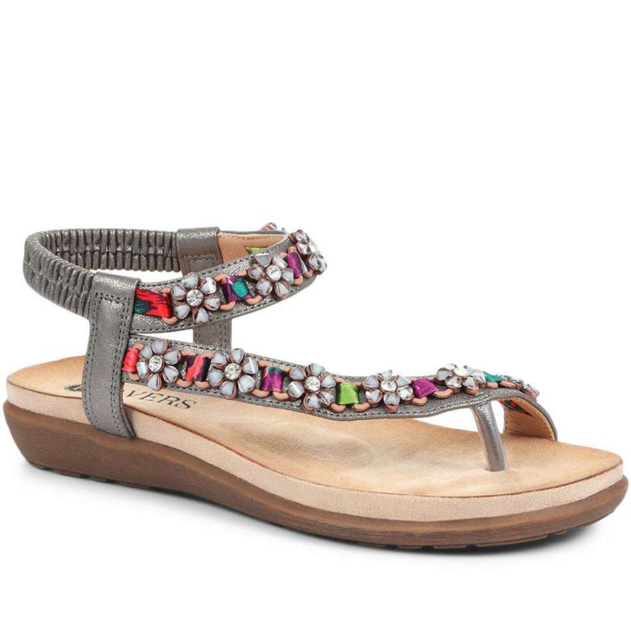 Women'S * | Pavers Embellished Toe-Post Sandal Baizh31045 / 317 934 Sandals