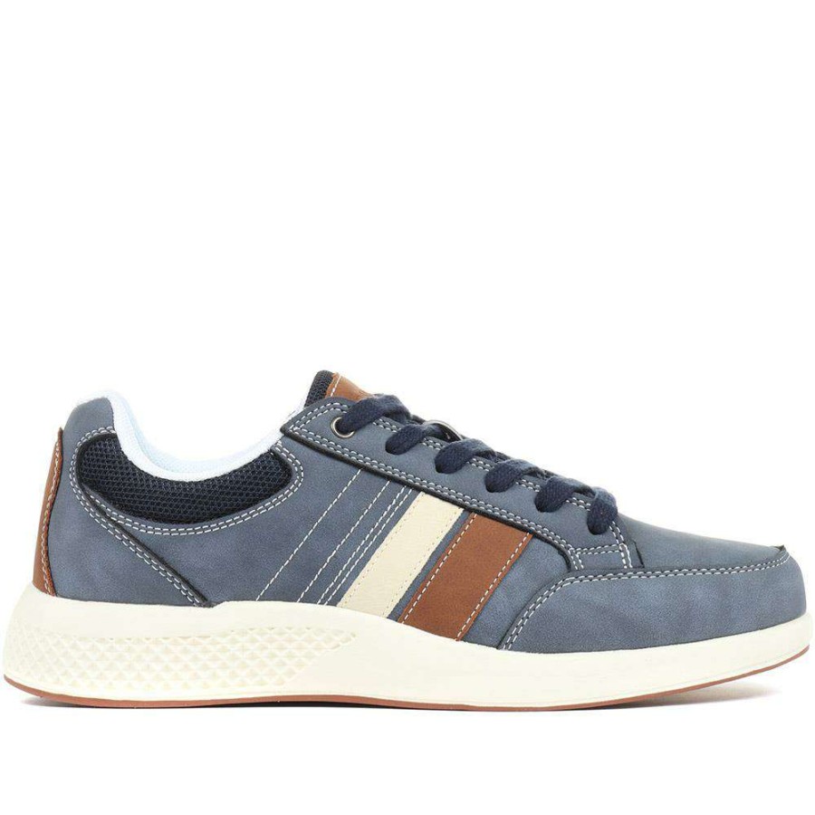 Men'S * | Pavers Lightweight Lace-Up Sneaker / 317 484 Navy Multi