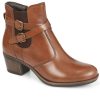 Women'S * | Bellissimo Heeled Leather Ankle Boot Belitar28014 / 312 739