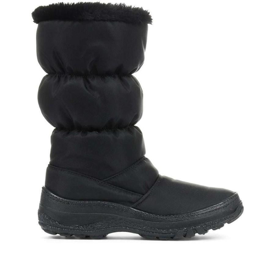 Women'S * | Pavers Mid-Calf Snow Boots Effe30500 / 317 057 Black