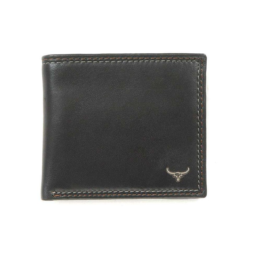 Accessories * | Pavers Accessories Stitched Leather Bi-Fold Wallet Tha34007 / 321 279 / 321 279