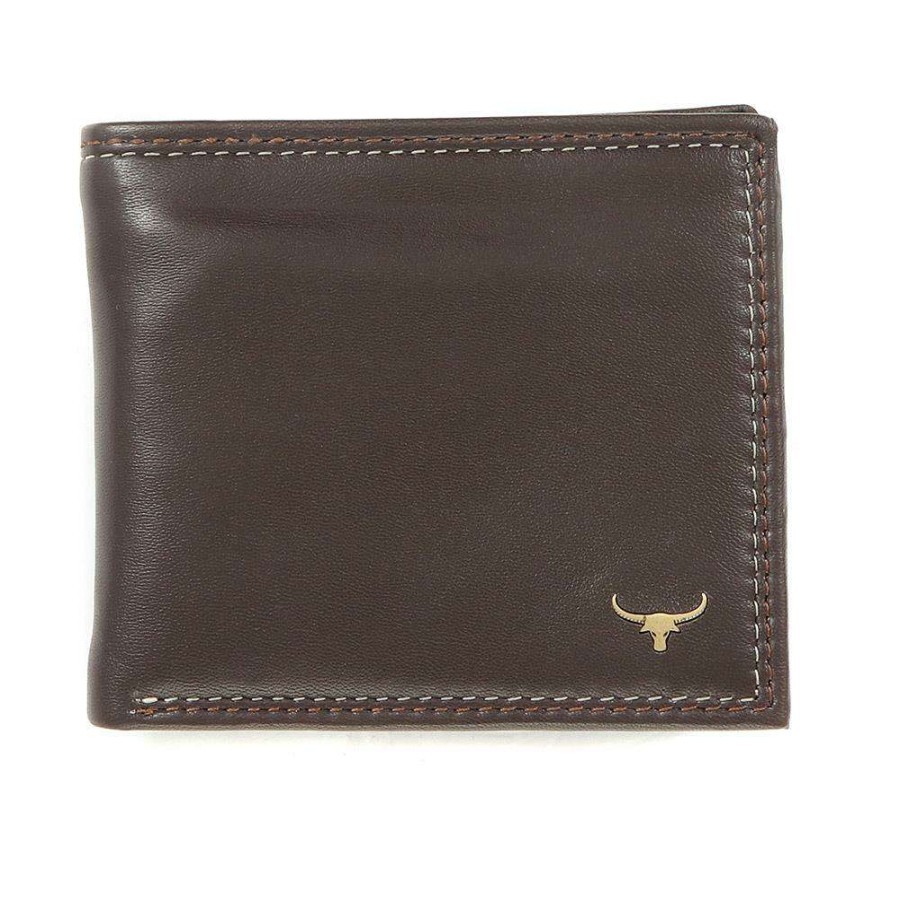 Accessories * | Pavers Accessories Stitched Leather Bi-Fold Wallet Tha34007 / 321 279 / 321 279