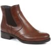 Women'S * | Bellissimo Black Leather Chelsea Boots Belitar34011 / 320 422 / 320 422 Brown