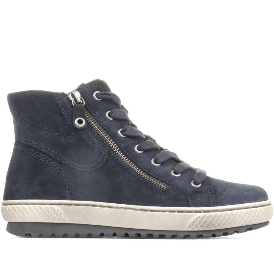 Women'S * | Gabor Boots Bulner High Top Trainer Gab28530 / 313 162 Navy