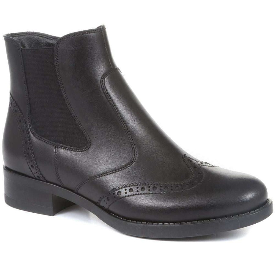 Women'S * | Bellissimo Leather Chelsea Boots Belitar34011 / 320 422 / 320 422 Black