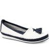 Women'S * | Kinloch Leather Loafer With Tassel Simin23501 / 308 655 Shoes Navy - White