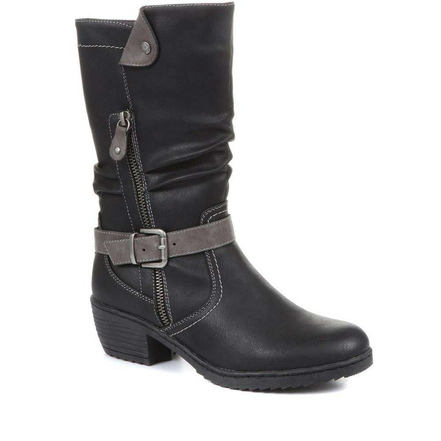 Women'S * | Pavers Ladies Slouch Mid-Calf Boots Wbins34101 / 320 655 / 320 655