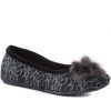 Women'S * | Pavers Ladies Full Slippers Relax32001 / 319 179 Grey Leopard