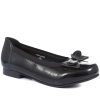 Women'S * | Pavers Shoes Wider Fit Leather Pump Kem24005 / 308 376 Black Patent