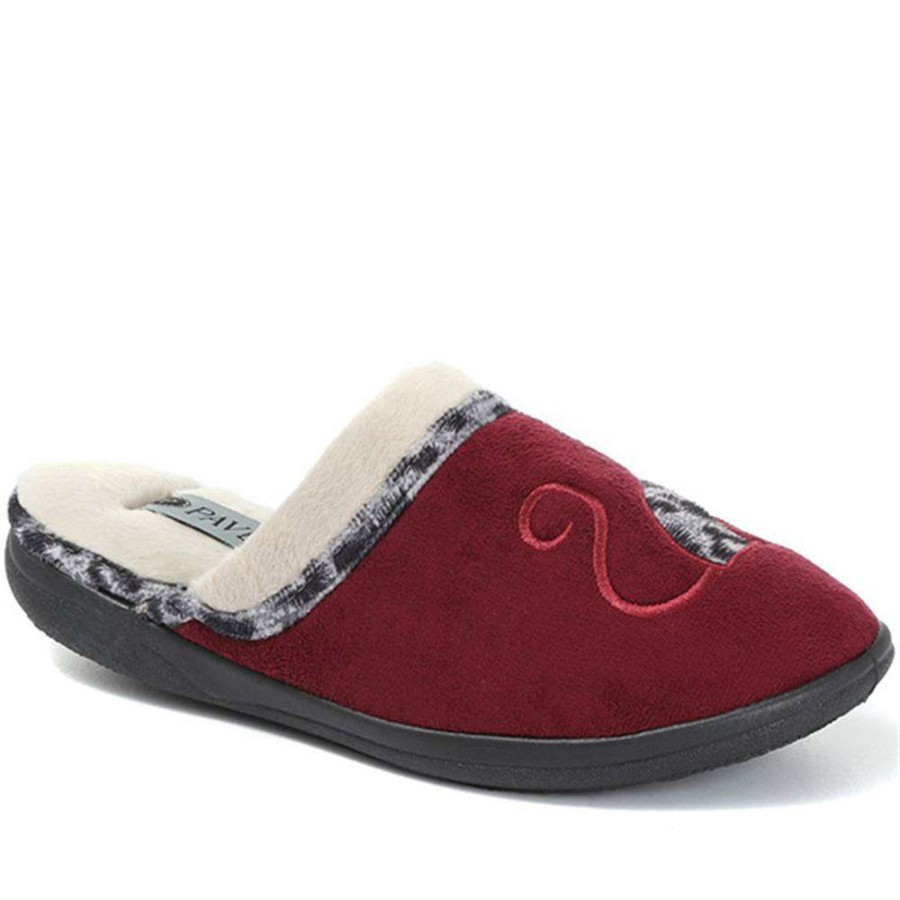 Women'S * | Pavers Slipper Mule With Memory Foam Insole Qing30014 / 316 534 Burgundy