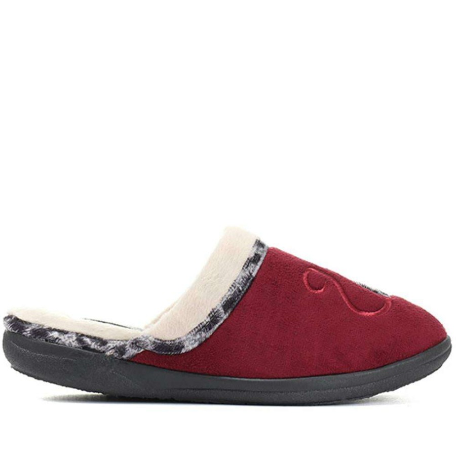 Women'S * | Pavers Slipper Mule With Memory Foam Insole Qing30014 / 316 534 Burgundy