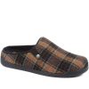 Women'S * | Fly Flot Anatomic Men'S Tartan Slippers Fly32059 / 318 567 / 318 567 Mule Brown