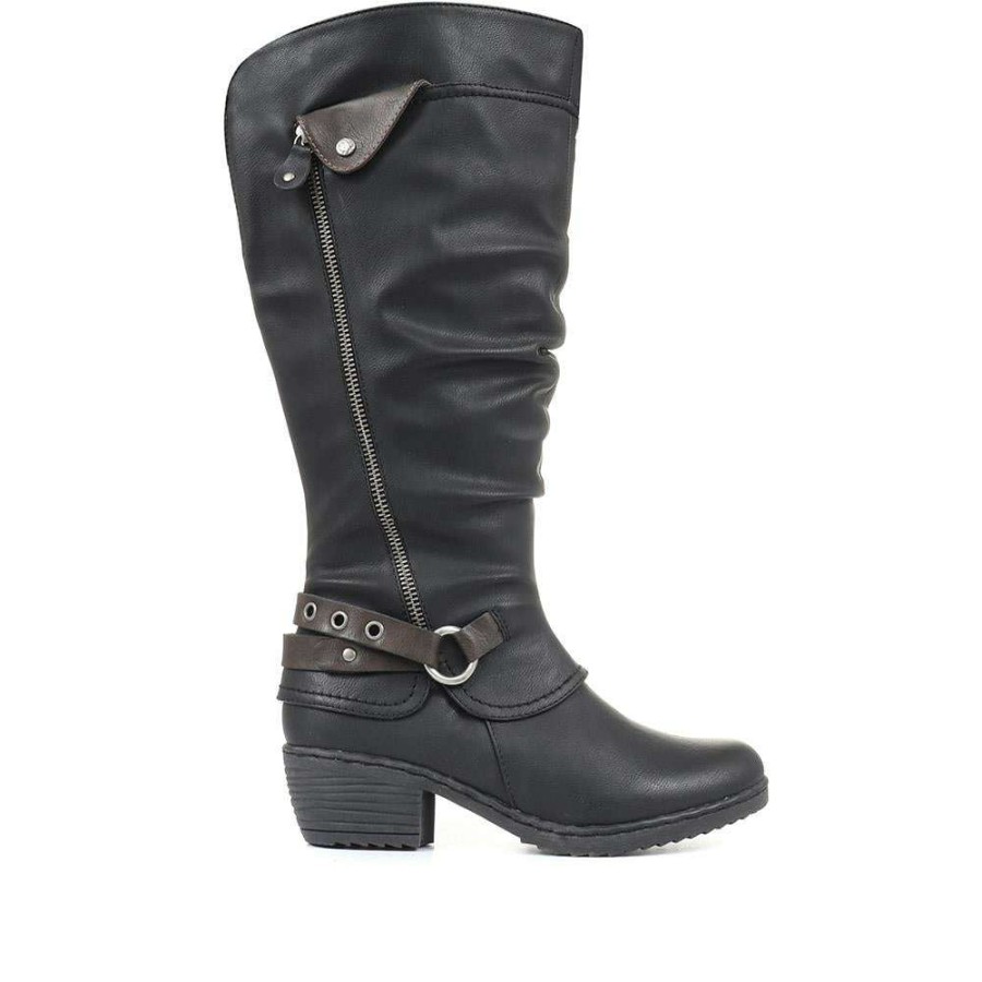 Women'S * | Pavers Slouch Boots With Extra Wide Calf Wbins34187 / 320 780