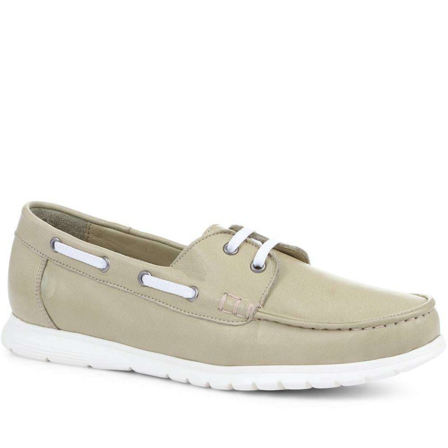 Women'S * | Kinloch Women'S Leather Boat Shoes Elile35503 / 322 301