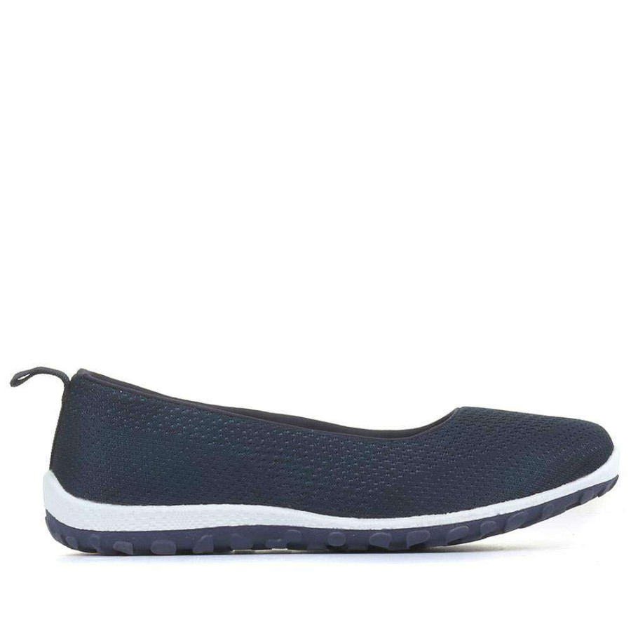 Women'S * | Pavers Sneakers Ladies Trainer Pumps Brk33007 / 319 469 Navy