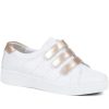 Women'S * | Fly Flot Wide Fit Casual Touch Fasten Trainers Cal35013 / 321 533 White-Silver