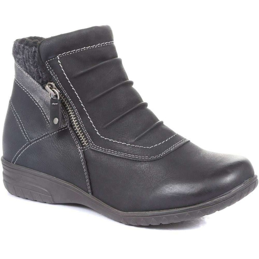 Women'S * | Pavers Ruched Ankle Boots Wbins34019 / 320 585