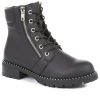 Women'S * | Bellissimo Lace Up Biker Boots Belroma34001 / 320 776 Black