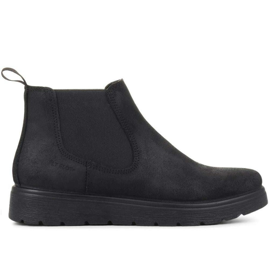 Women'S * | Fly Flot Wide Fit Suede Chelsea Boots Fly34001 / 320 211