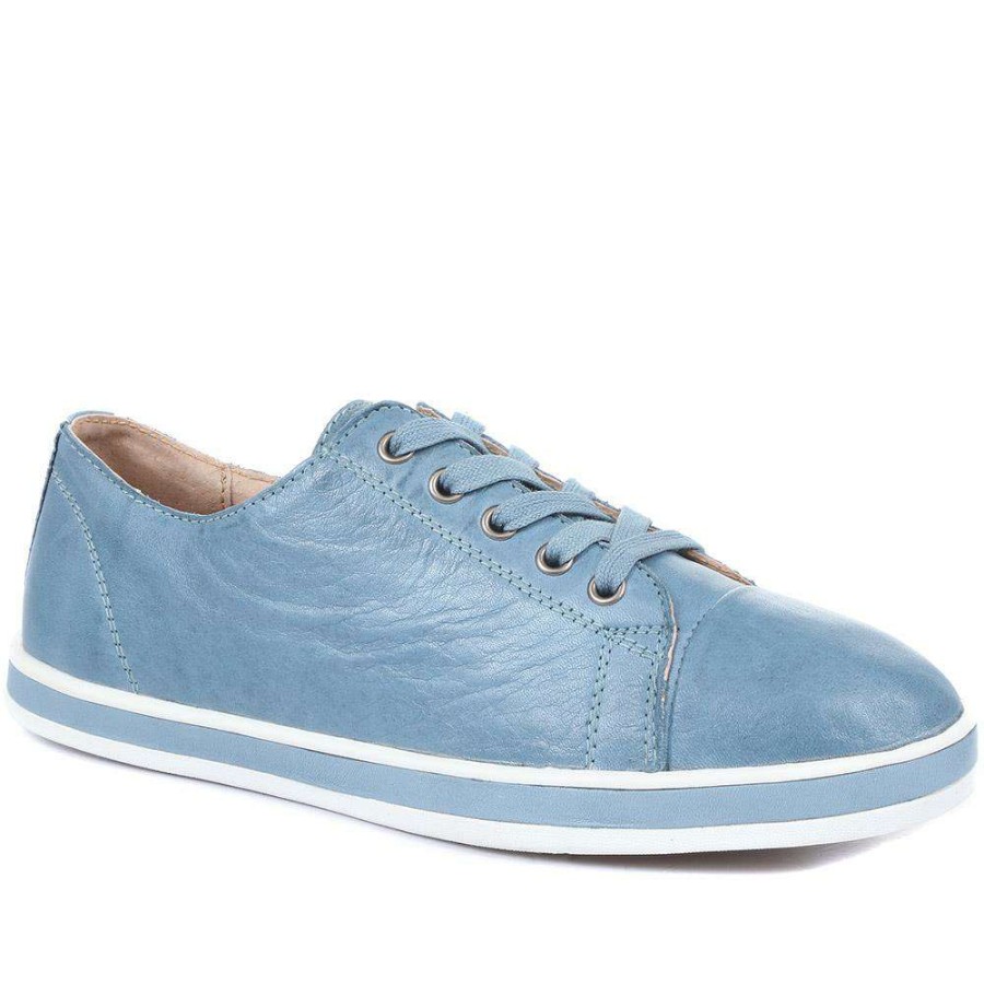 Women'S * | Bellissimo Leather Low-Cut Trainers Belbrk33047 / 320 629 Sneakers Denim