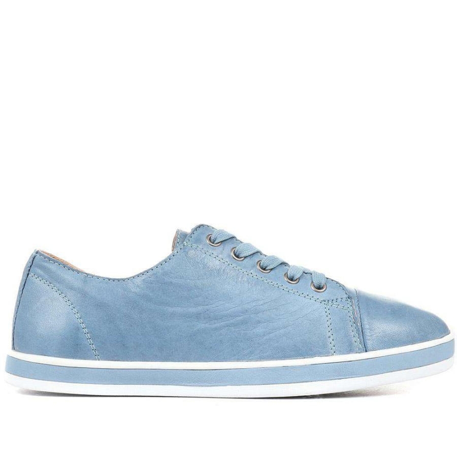 Women'S * | Bellissimo Leather Low-Cut Trainers Belbrk33047 / 320 629 Sneakers Denim