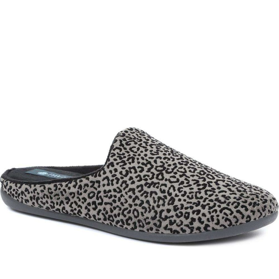 Women'S * | Pavers Ladies Leopard Print Mule Slippers Koy32015 / 319 122 / 319 122