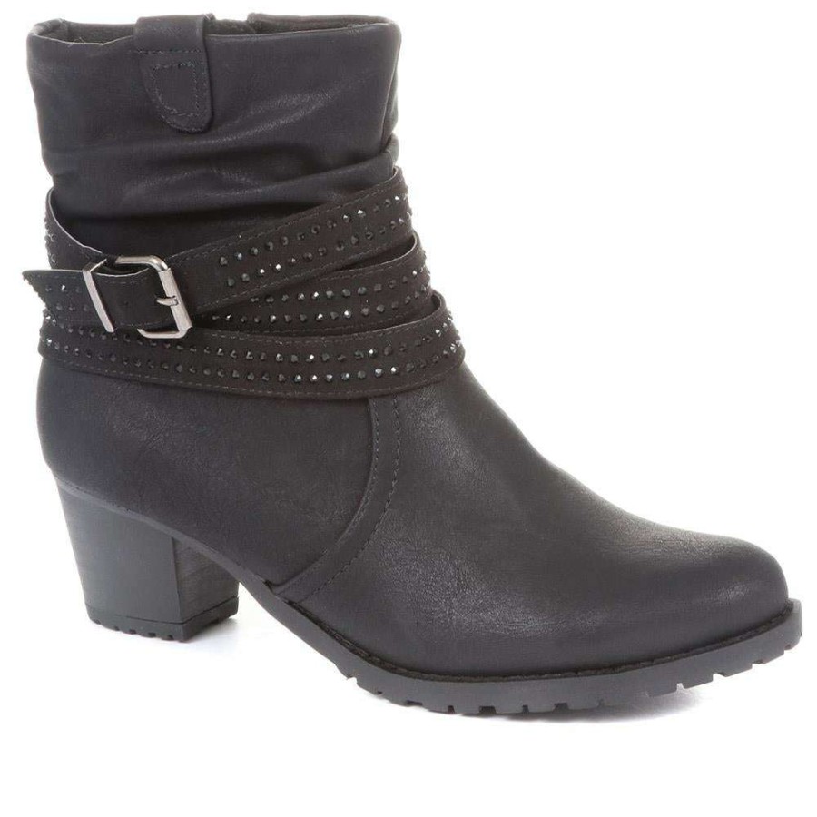 Women'S * | Pavers Slouch Ankle Boots With Buckle Plan34003 / 320 565 / 320 565