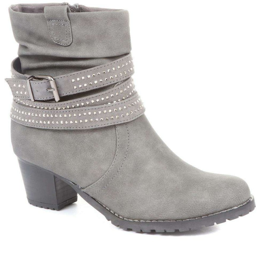 Women'S * | Pavers Slouch Ankle Boots With Buckle Plan34003 / 320 565 / 320 565