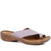 Women'S * | Pavers Leather Toe-Post Sandals Genc35003 / 322 255 Lilac