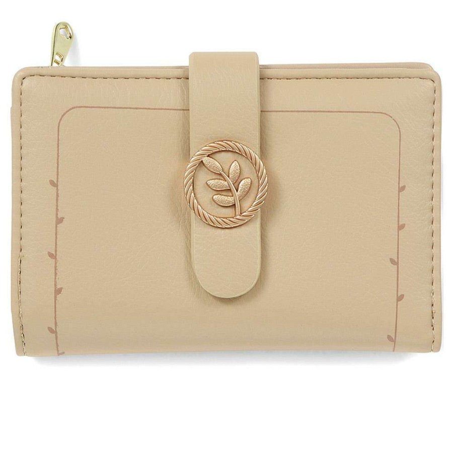 Accessories * | Pavers Rfid Compact Bi-Fold Purse Prett35005 / 321 748 Beige