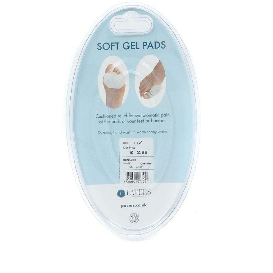 Accessories * | Pavers Soft Gel Pads Run34003 / 321 284 White