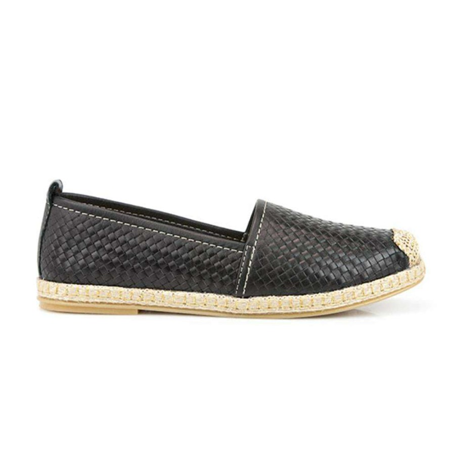 Women'S * | Kinloch Leather Moccasin Lapin25501 / 310 321 Shoes Black