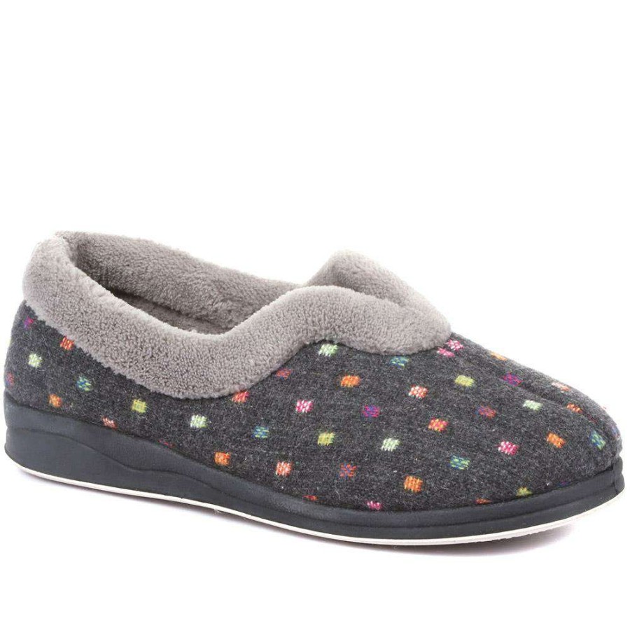 Women'S * | Pavers Wide Fit Polka Dot Slippers Qing34003 / 320 210