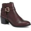 Women'S * | Pavers Boots Block Heel Leather Ankle Boot Kapso30000 / 316 672