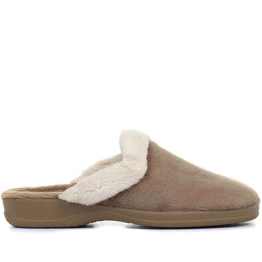 Women'S * | Pavers Ladies Faux Fur Mule Slippers Anat33001 / 320 165 / 320 165